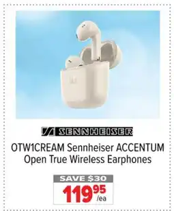 2001 Audio Video OTW1CREAM Sennheiser ACCENTUM Open True Wireless Earphones offer