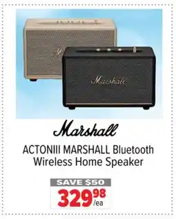 2001 Audio Video ACTONIII MARSHALL Bluetooth Wireless Home Speaker offer