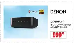 2001 Audio Video DENON 2 Ch. 100W Amplifier with HEOS Built-in offer