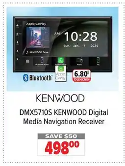 2001 Audio Video DMX5710S KENWOOD Digital Media Navigation Receiver offer