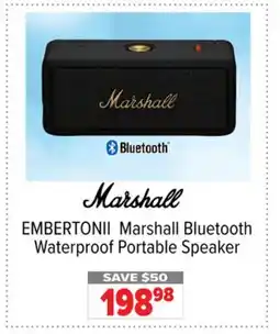 2001 Audio Video Marshall Bluetooth Waterproof Portable Speaker offer