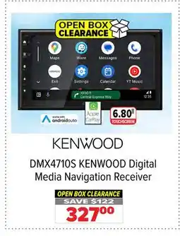 2001 Audio Video DMX4710S KENWOOD Digital Media Navigation Receiver offer