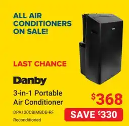 Visions Electronics Danby 3-in-1 Portable Air Conditioner offer