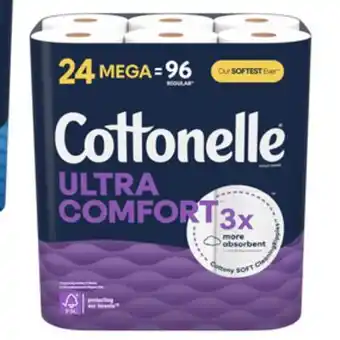 Staples Cottonelle Ultra Comfort Toilet Paper - Strong - 24 Rolls/pk offer