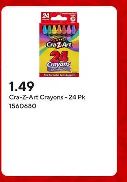 Staples Cra-Z-Art Crayons - 24 Pk offer