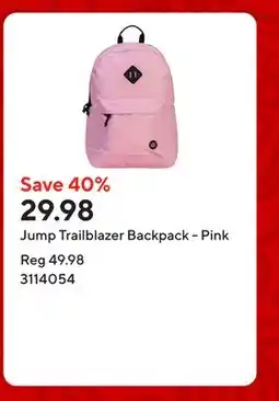 Staples Jump Trailblazer Backpack - Pink offer
