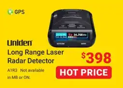 Visions Electronics Uniden Long Range Laser Radar Detector offer