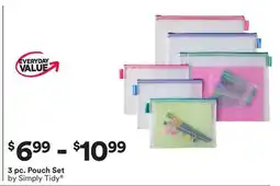 Michaels 3 pc. Pouch Set by Simply Tidy offer