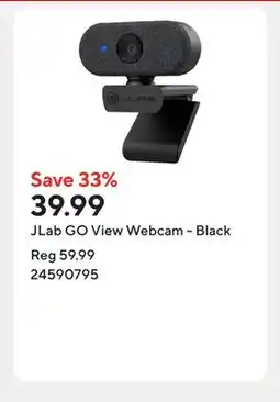 Staples JLab GO View Webcam - Black offer