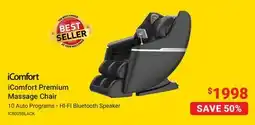 Visions Electronics iComfort Premium Massage Chair offer