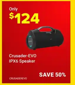 Visions Electronics Crusader-EVO IPX6 Speaker offer