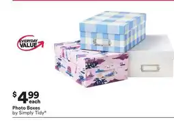 Michaels Photo Boxes by Simply Tidy offer