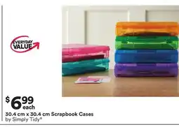 Michaels 30.4 cm x 30.4 cm Scrapbook Cases by Simply Tidy offer
