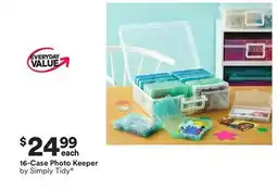 Michaels 16-Case Photo Keeper by Simply Tidy offer