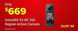 Visions Electronics Insta360 X5 8K 360 Degree Action Camera offer