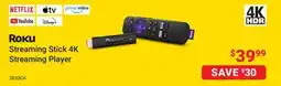 Visions Electronics Roku Streaming Stick 4K Streaming Player offer