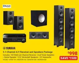 Visions Electronics 5.1-Channel A/V Receiver and Speakers Package offer