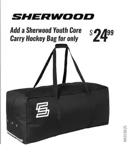 Hockey Life SHERWOOD CORE HOCKEY BAG offer
