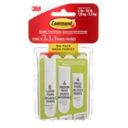 Staples Command Picture Hanging Strips - White - Assorted - 34 Pack offer
