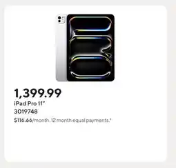Staples iPad Pro 11 offer