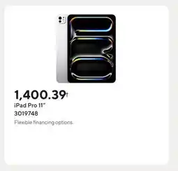 Staples iPad Pro 11 offer