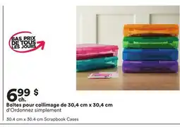 Michaels Boîtes pour collimage de 30,4 cm x 30,4 cm d'Ordonnez simplement offer