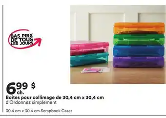 Michaels Boîtes pour collimage de 30,4 cm x 30,4 cm d'Ordonnez simplement offer