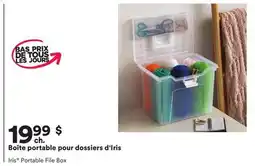 Michaels Boîte portable pour dossiers d'Iris offer