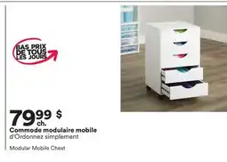 Michaels Commode modulaire mobile d'Ordonnez simplement offer