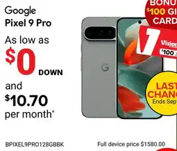 Visions Electronics Google Pixel 9 Pro offer