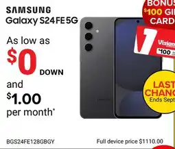 Visions Electronics Samsung Galaxy S24FE5G offer