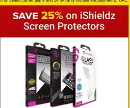 Visions Electronics save 25% on iShieldz Screen Protectors offer