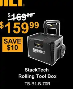 Atlas Tools & Machinery ToughBuilt StackTech Rolling Tool Box offer