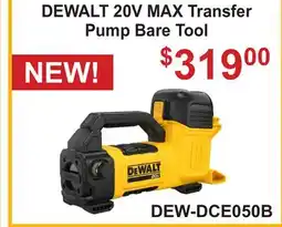 Atlas Tools & Machinery DEWALT 20V MAX Transfer Pump Tool offer