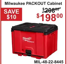 Atlas Tools & Machinery Milwaukee PACKOUT Cabinet offer