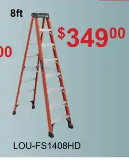 Atlas Tools & Machinery Louisville Ladder Fiberglass Step Platform Ladder Type IAA offer