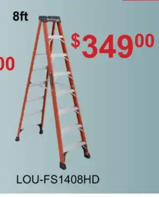 Atlas Tools & Machinery Louisville Ladder Fiberglass Step Platform Ladder Type IAA offer
