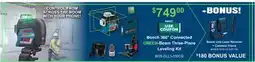 Atlas Tools & Machinery Bosch 360° Connect GREEN-Beam Three-Plane Leveling Kit offer