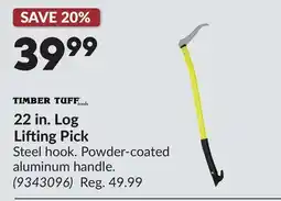 Princess Auto 22 in. Log Lifting Pick offer
