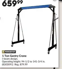 Princess Auto 1 Ton Gantry Crane offer