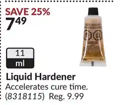 Princess Auto Liquid Hardener offer