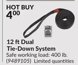 Princess Auto 12 ft Dual Tie-Down System offer