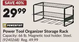 Princess Auto Power Tool Organizer Storage Rack offer