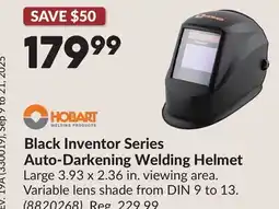 Princess Auto Black Inventor Series Auto-Darkening Welding Helmet offer