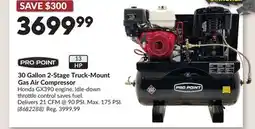 Princess Auto 30 Gallon 2-Stage Truck-Mount Gas Air Compressor offer