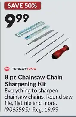 Princess Auto 8 pc Chainsaw Chain Sharpening Kit offer