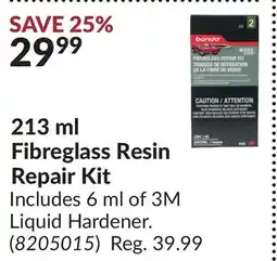 Princess Auto 213 ml Fibreglass Resin Repair Kit offer