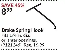 Princess Auto Brake Spring Hook offer