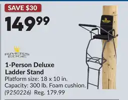 Princess Auto 1-Person Deluxe Ladder Stand offer