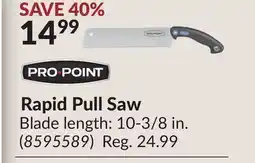 Princess Auto Rapid Pull Saw offer